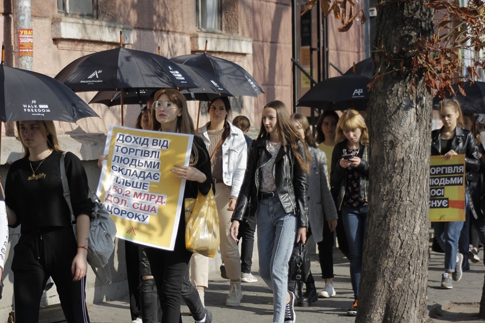 Студенти спеціальності Соціальна робота взяли участь у Європейському дню боротьби з торгівлею людьми